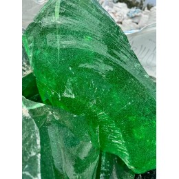Кусковое стекло эрклез Зеленый