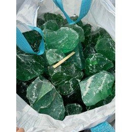 Кусковое стекло эрклез Зеленый
