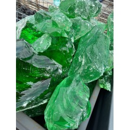 Кусковое стекло эрклез Зеленый