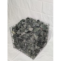 Камень для бани и сауны жадеит колотый 40-70мм, 20 кг