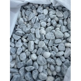 Галька  мраморная серо-голубая №2 фр-я 20-40мм, 40-70мм