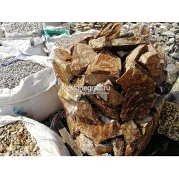 Камень для габионов песчаник Тигровый 150-300мм