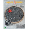 Галька Мраморная черная фракция 3-5мм, 3.5кг