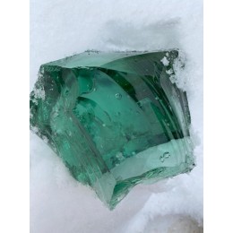 Кусковое стекло эрклез Бирюзовый