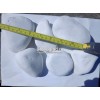 Камень для габионов галька Мраморная белая 90-120мм