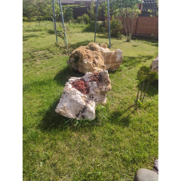 Природный камень бутовый Адыгейский мрамор