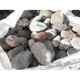 Природный камень валун Микс (речной)