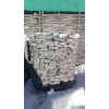 Камень для габионов галька плоская речная темная 70-120мм