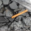 Галька галтованная плоская из Златолита Черного фракция 70-150мм