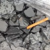 Галька галтованная плоская из Златолита Черного фракция 70-150мм