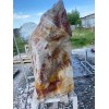 Полированный камень мраморизованный известняк "Жало"