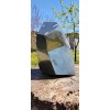 Полированный камень Пирит  "Сталь"