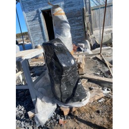 Эксклюзивный Полированный Камень Доломит "Черная Жемчужина"