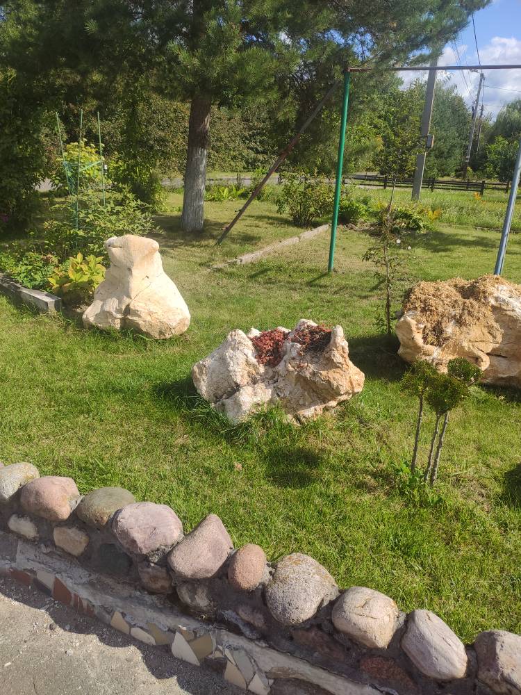 Природный камень бутовый Адыгейский мрамор